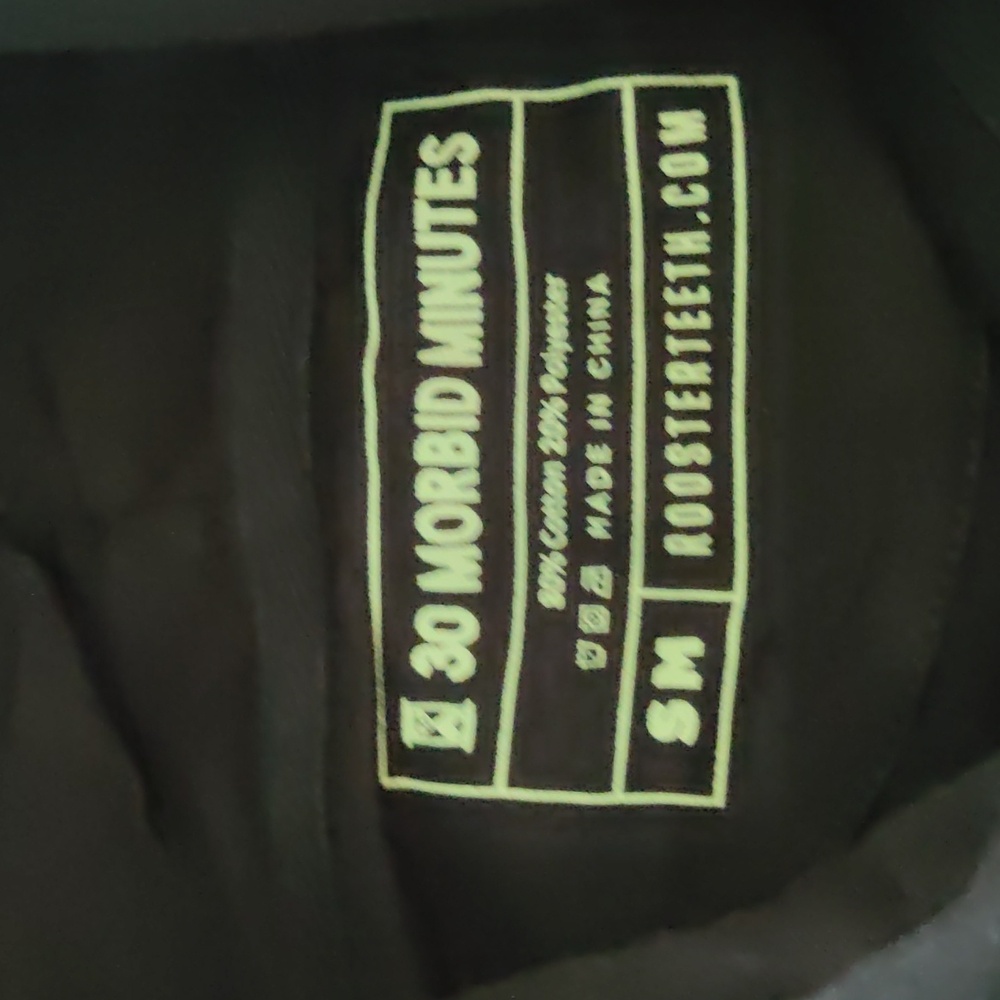 Spooky Skeleton Dancing Sweatshirt 30 Morbid Minutes from Rooster Teeth - Picture 2 of 7